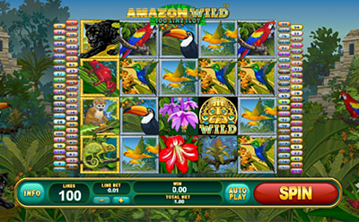 The Amazon Wild Slot Game at the bet365 New Zealand Online Casino
