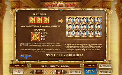 Book of Dead Slot Game Rules