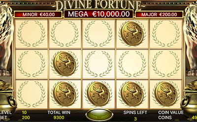 Divine Fortune Slot Bonus Game