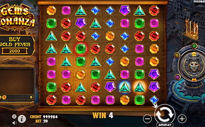 The Gems Bonanza Online Slot at LeoVegas