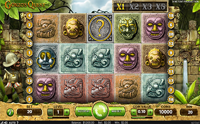 The Gonzo's Quest Slot Game at the Betsafe New Zealand Online Casino