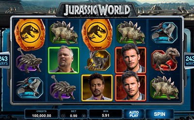 Jurassic World Slot Bonus game