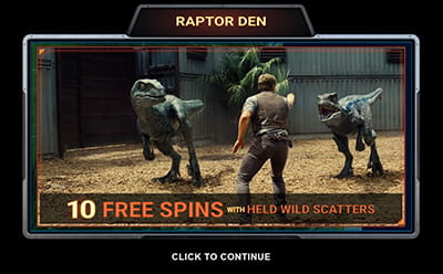Jurassic World Slot Free Spins