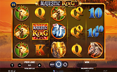 The Majestic King Slot Game at the 22BET New Zealand Online Casino
