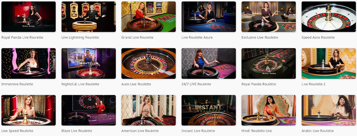 The Royal Panda Roulette, Blackjack & Other Table Games